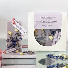 Load image into Gallery viewer, NEW Wholesale Wardrobe Scented Wax Tablets - Lavender and Vanilla fragrance