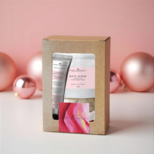 Load image into Gallery viewer, Body Scrub and Hand Cream Set - Champagne Peony Fragrance
