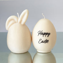 Load image into Gallery viewer, Limited Edition Large Bunny and Egg Candle Duo