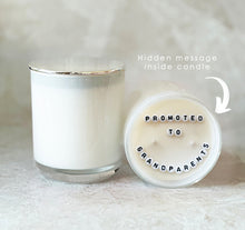 Load image into Gallery viewer, Secret Message Candle (wholesale) - PREGNANCY ANNOUNCEMENT