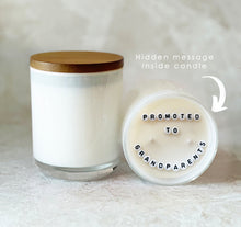 Load image into Gallery viewer, Secret Message Candle (wholesale) - PREGNANCY ANNOUNCEMENT