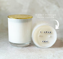 Load image into Gallery viewer, Secret Message Candle (wholesale) - I LOVE YOU