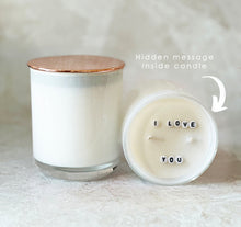 Load image into Gallery viewer, Secret Message Candle (wholesale) - I LOVE YOU
