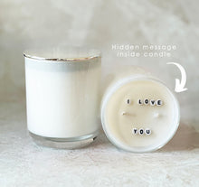 Load image into Gallery viewer, Secret Message Candle (wholesale) - I LOVE YOU