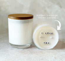 Load image into Gallery viewer, Secret Message Candle (wholesale) - I LOVE YOU