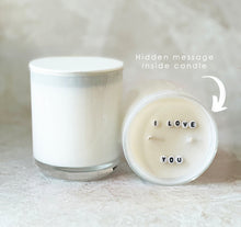 Load image into Gallery viewer, Secret Message Candle (wholesale) - I LOVE YOU