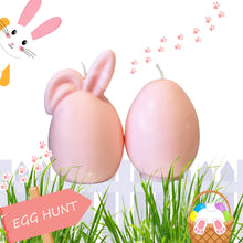 Load image into Gallery viewer, Bunny and Egg Candle Duo Blank 190g