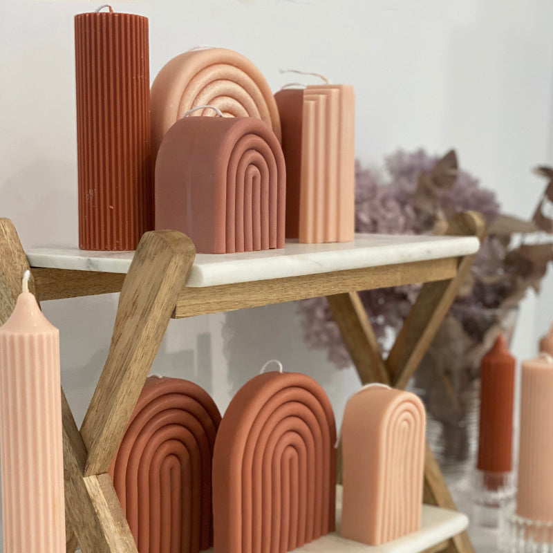 Rainbow Sculpture Candle Angel Aromatics Wholesale