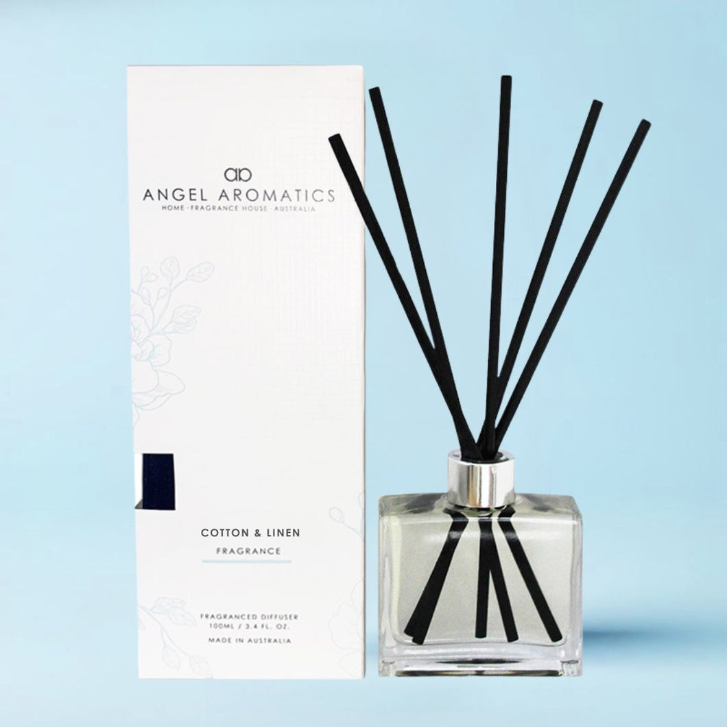 100ml Wholesale Reed Diffuser - La Palma Cotton and Linen