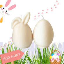 Load image into Gallery viewer, Bunny and Egg Candle Duo Blank 190g
