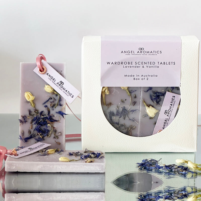 NEW Wholesale Wardrobe Scented Wax Tablets - Lavender and Vanilla fragrance