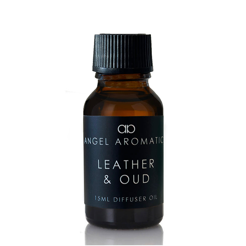 NEW Leather and Oud 15ml Diffuser Oil - Luxe Edition