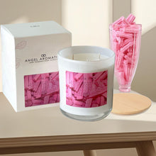 Load image into Gallery viewer, Large Glass Candle (wholesale) - Musk Stick
