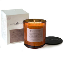 Load image into Gallery viewer, Large Glass Candle (wholesale) - Warm Bergamot &amp; Sandalwood
