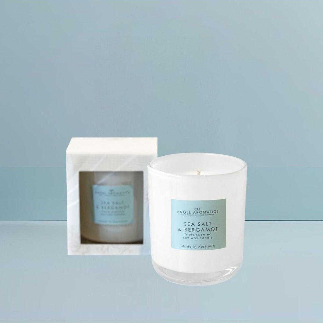 Wholesale Candles 180g - Sea Salt and Bergamot