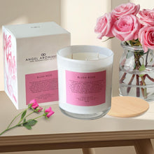 Load image into Gallery viewer, Large Glass Candle (wholesale) - Blush Rose
