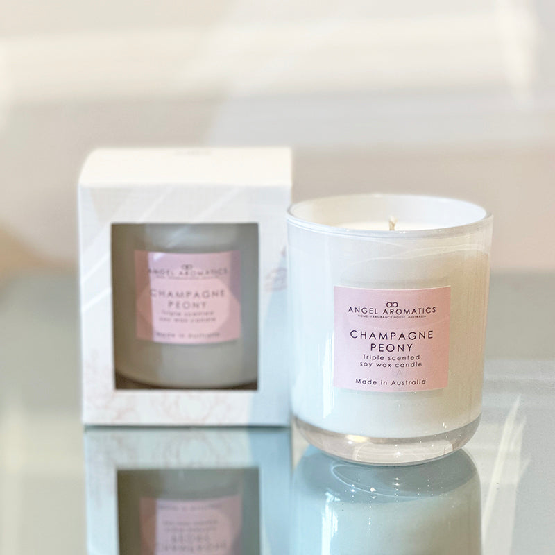 Wholesale Candles 180g - Champagne Peony