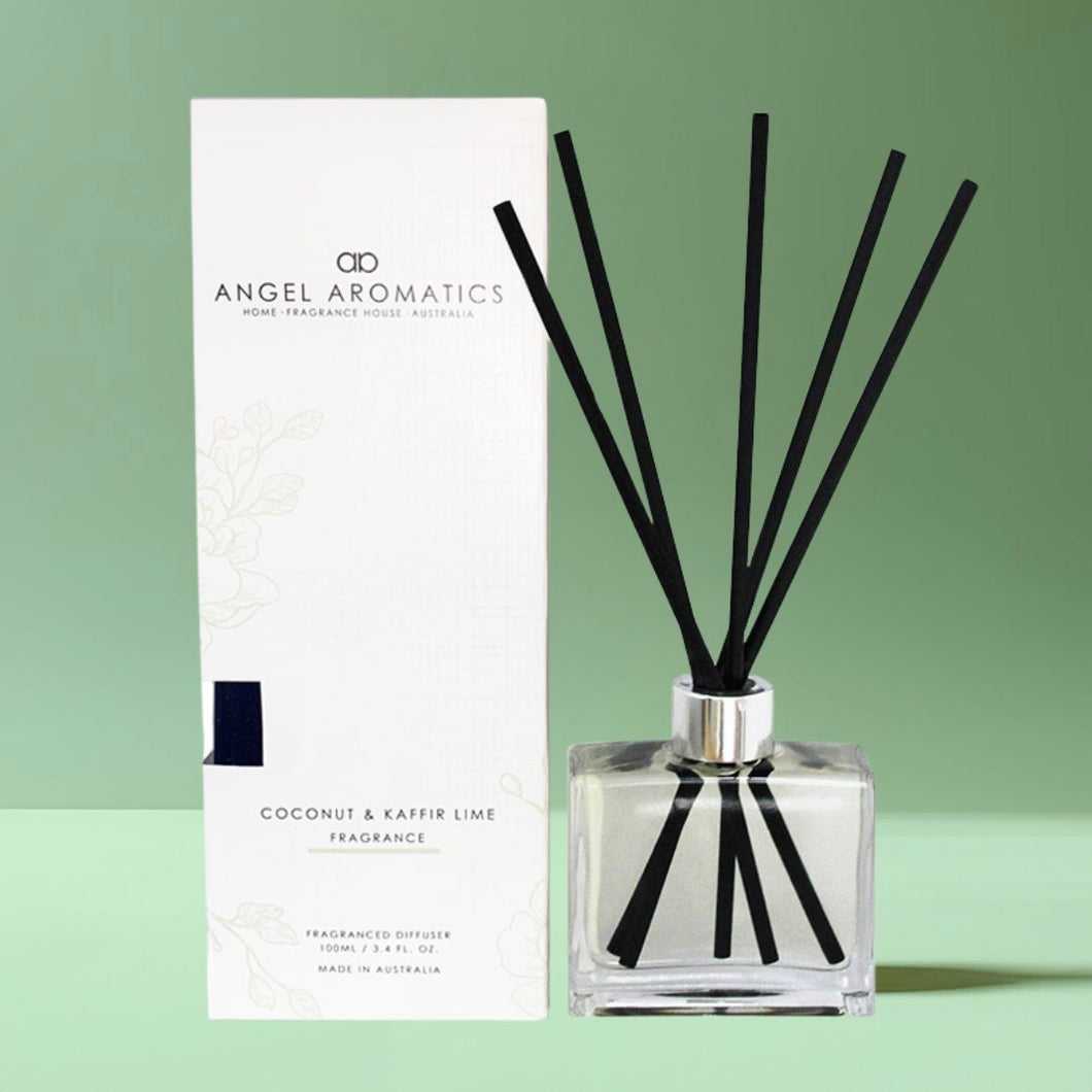 100ml Wholesale Reed Diffuser - Coconut and Kaffir Lime