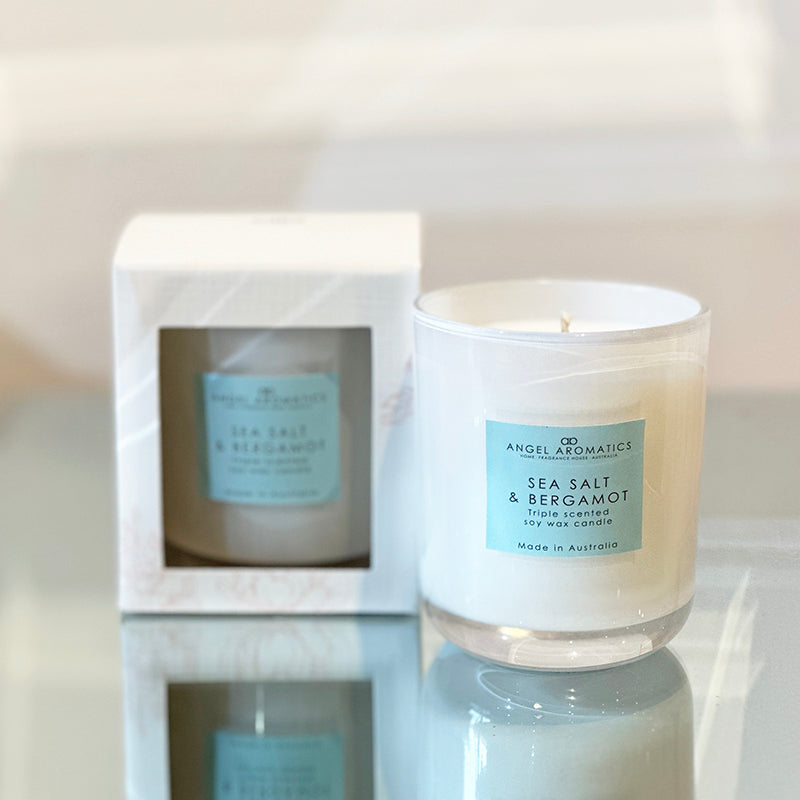 Wholesale Candles 180g - Sea Salt and Bergamot