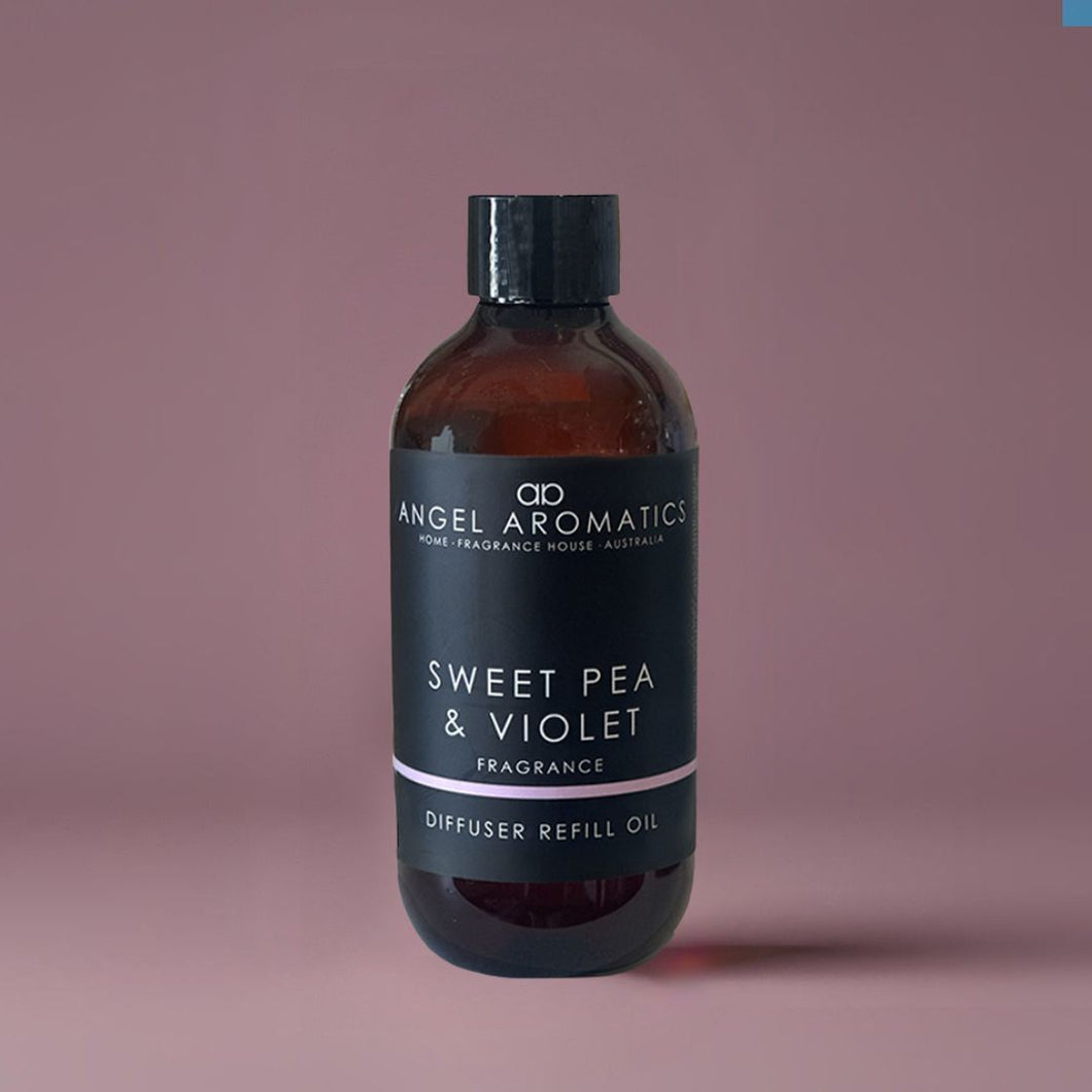 Refill 200ml Diffuser Reed Oil - Sweet Pea and Violet