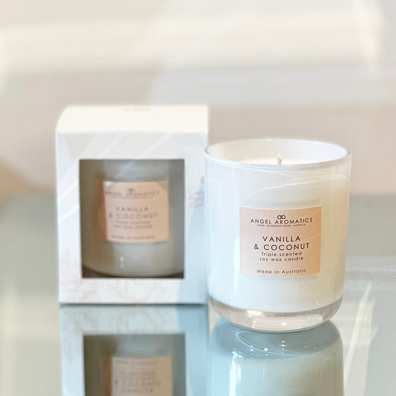 Wholesale Candles 180g - Vanilla & Coconut