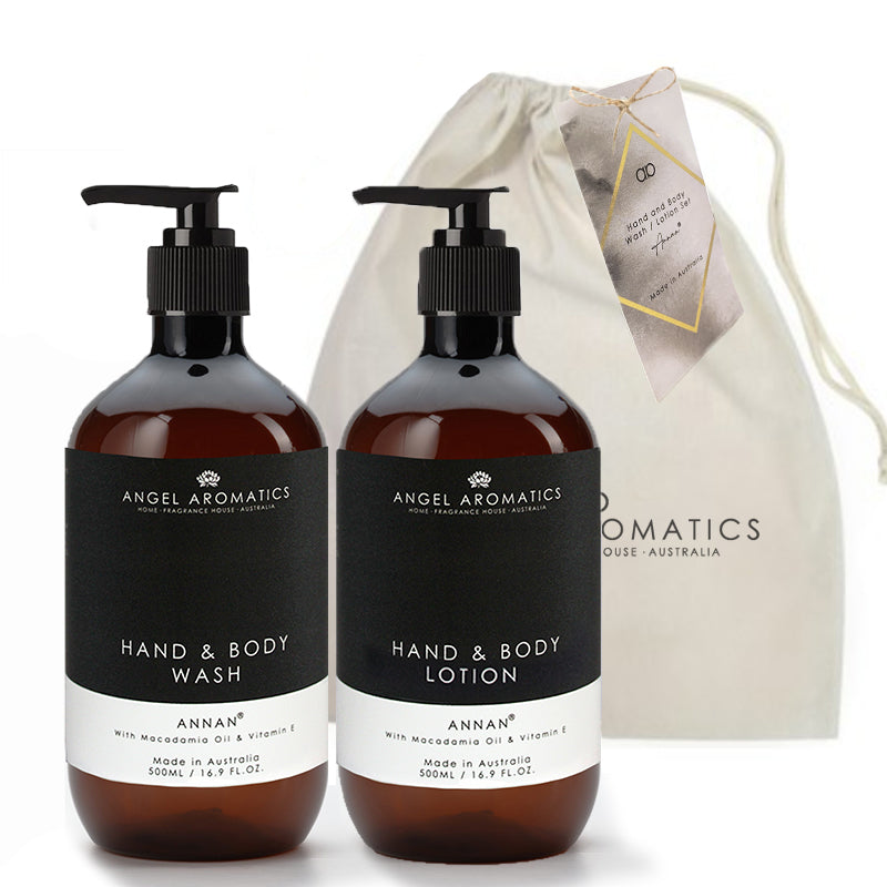 Hand and Body Wash + Lotion 2 x 500ml - Annan Gift Set