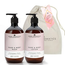 Load image into Gallery viewer, Hand and Body Wash + Lotion 2 x 500ml - Champagne Peony Gift Set
