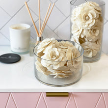 Load image into Gallery viewer, Balsa Wood Ivory Camellia
