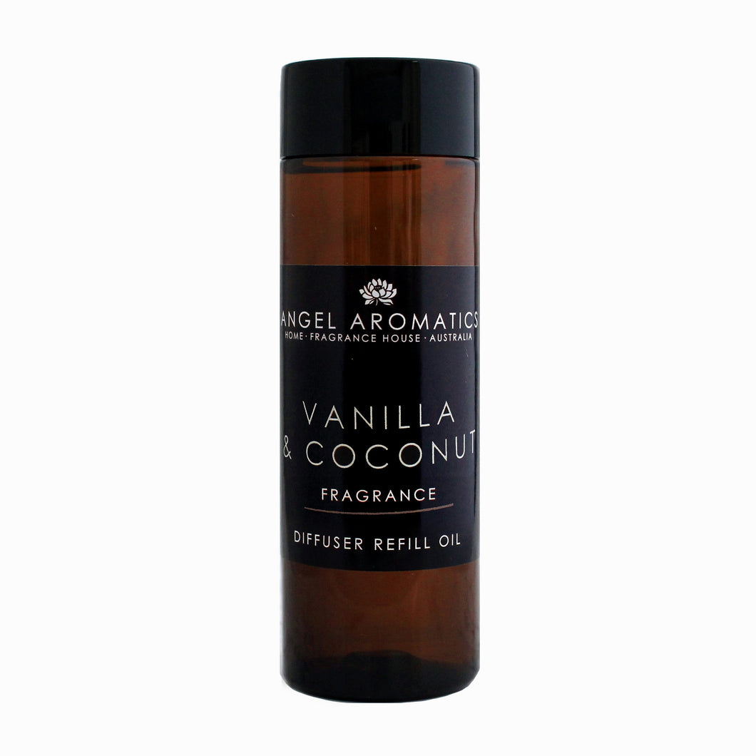 Refill 200ml Diffuser Reed Oil (wholesale) - Vanilla and Coconut (As low as $12.42)-Wholesale-Angel Aromatics