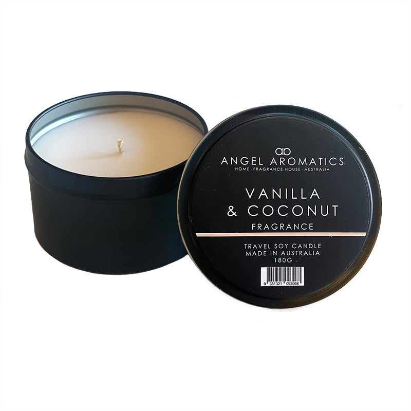 Travel Tin candles - Vanilla Coconut