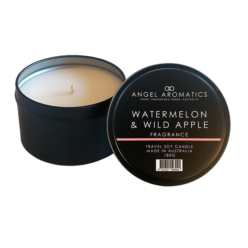 Travel Tin Candles - Watermelon and Wild Apple