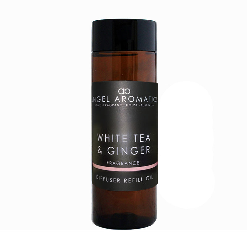 NEW Refill 200ml Diffuser Reed Oil - White Tea & Ginger